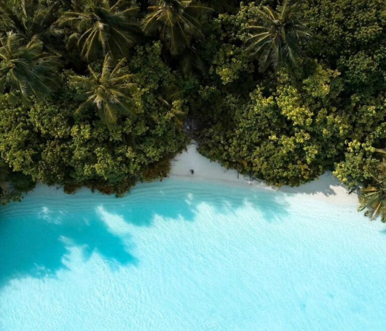 drone view of lakshadweep beaches