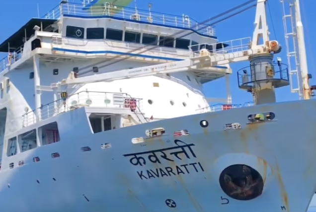 MV kavaratti lakshadweep ship