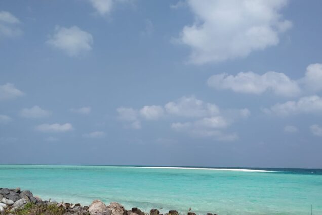 Lakshadweep Bangaram Sandbank Forming